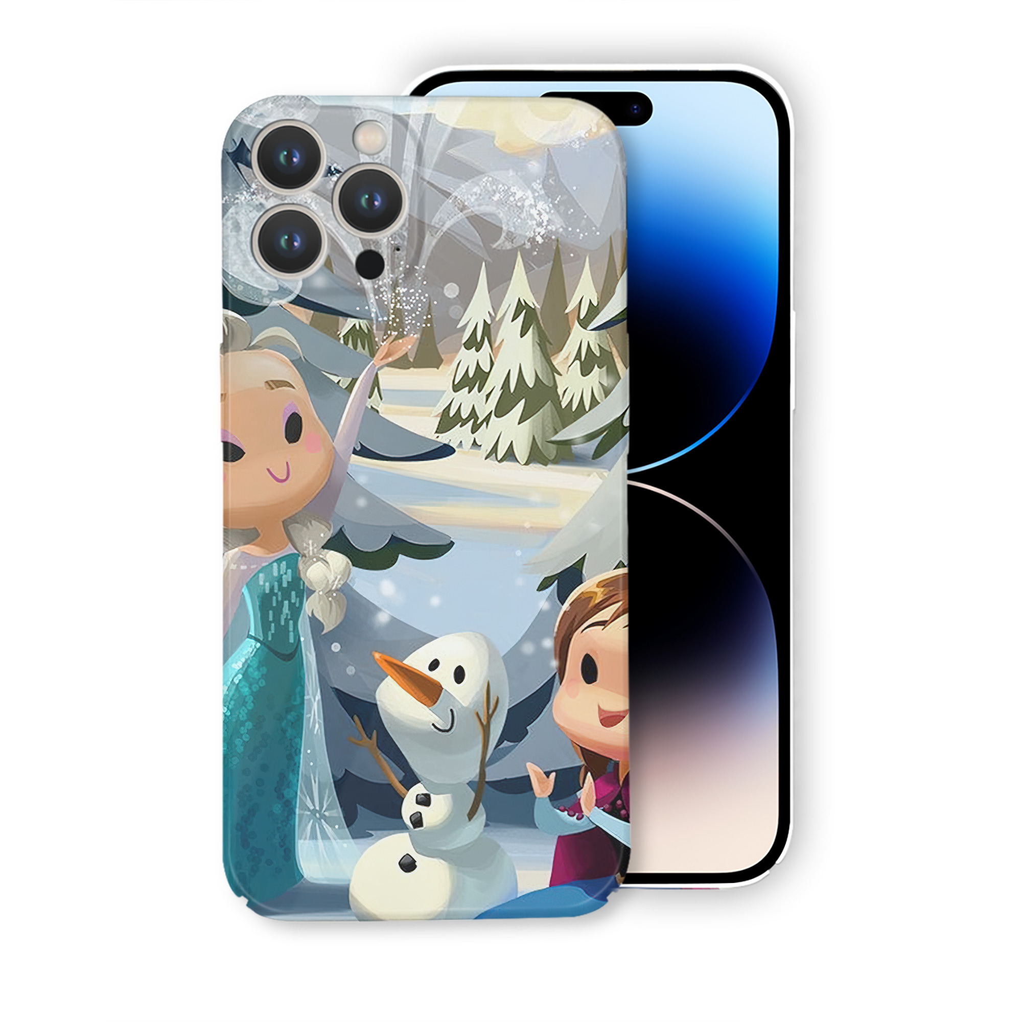 （画像用） アナと雪の女王 アンナ エルサ Frozen Anna Elsa 【iPhone 14シリーズ対応】ハードケース